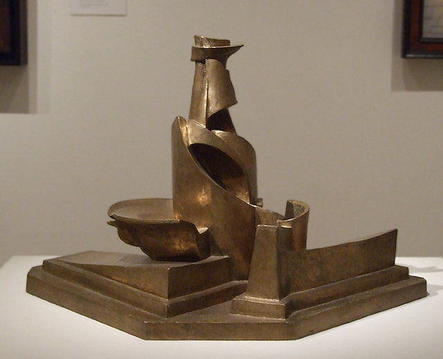 Development of a Bottle in Space by Umberto Boccioni in the Metropolitan Museum of Art, March 2008