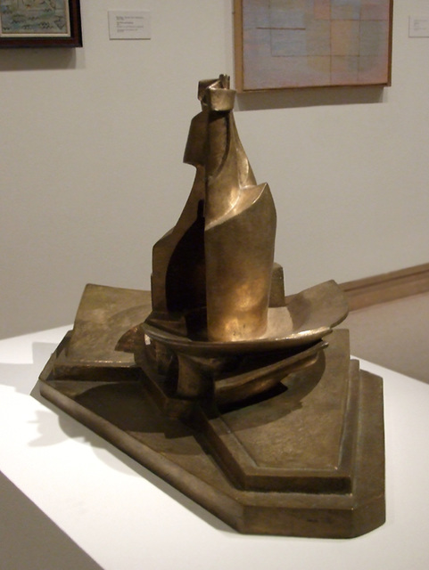 Development of a Bottle in Space by Umberto Boccioni in the Metropolitan Museum of Art, March 2008