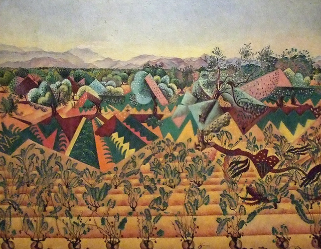 Vines and Olive Trees- Tarragonia by Joan Miro in the Metropolitan Museum of Art, March 2008