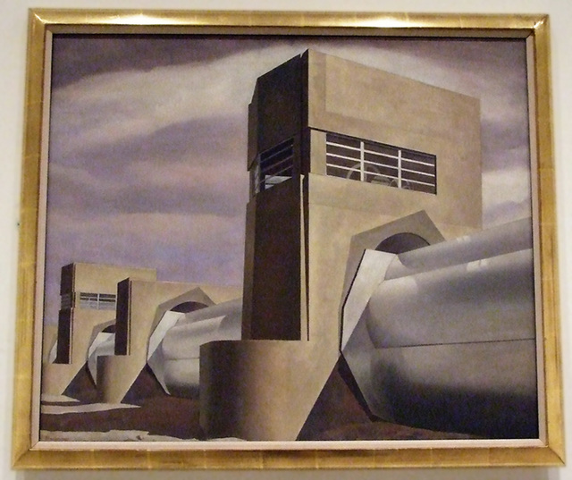 Water by Charles Sheeler in the Metropolitan Museum of Art, March 2008