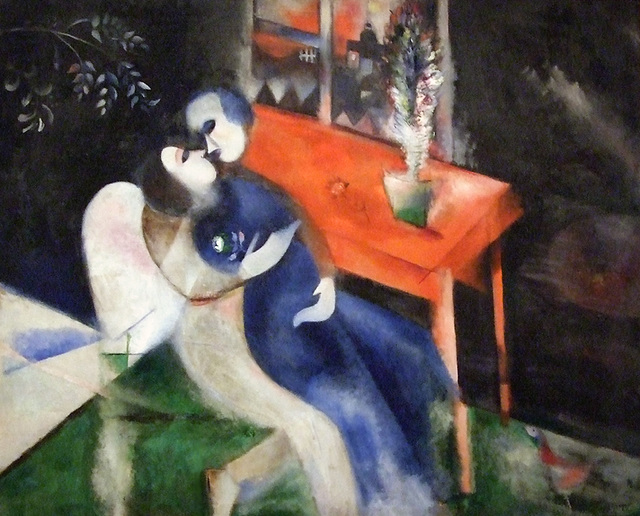 The Lovers by Chagall in the Metropolitan Museum of Art, March 2008