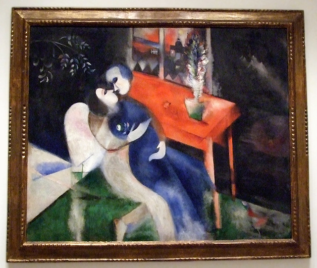 The Lovers by Chagall in the Metropolitan Museum of Art, March 2008