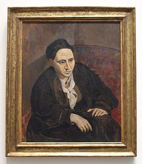 Portrait of Gertrude Stein by Picasso in the Metropolitan Museum of Art, May 2009