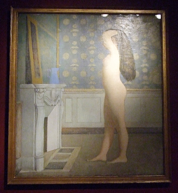 Nude Before a Mirror by Balthus in the Metropolitan Museum of Art, January 2008
