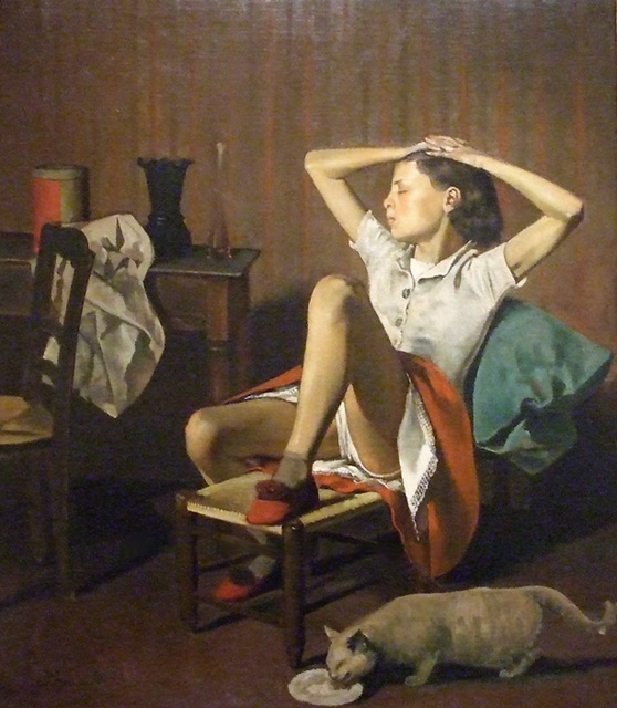 Therese Dreaming by Balthus in the Metropolitan Museum of Art, March 2008
