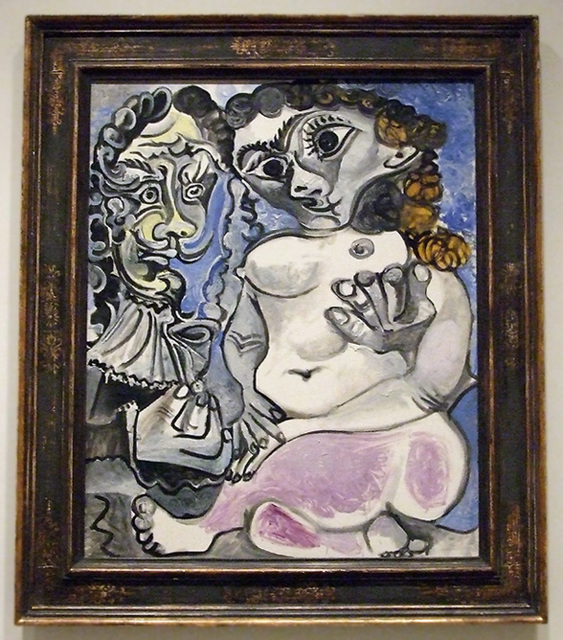 Cavalier and Seated Nude by Picasso in the Metropolitan Museum of Art, March 2008