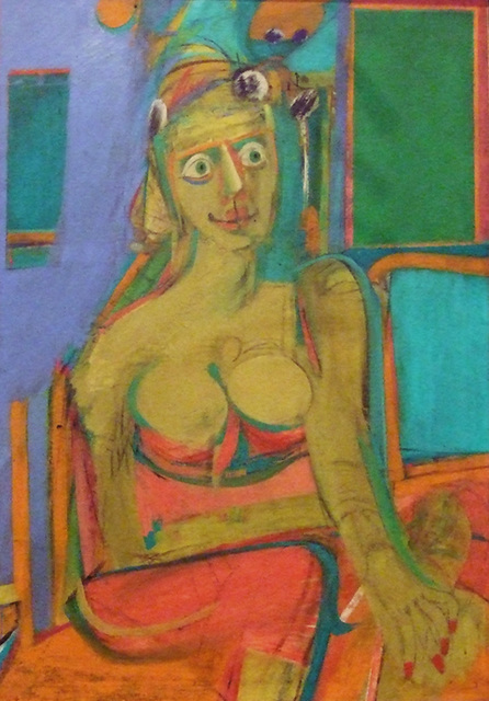 Woman by Willem de Kooning in the Metropolitan Museum of Art, March 2008