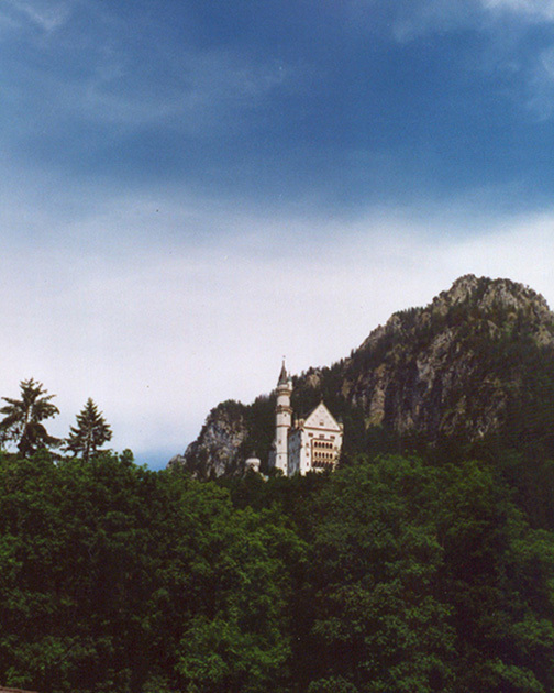 View of Neuschwanstein From the Distance, June 1998