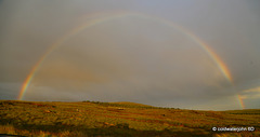 Perfect rainbow over Lewis
