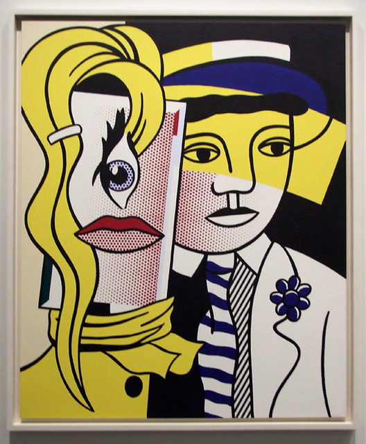 Stepping Out by Roy Lichtenstein in the Metropolitan Museum of Art, March 2008