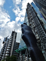 lloyds building and cheesegrater, london