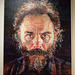 Lucas by Chuck Close in the Metropolitan Museum of Art, March 2008