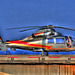 MONACO: Un hélicoptère. (HDR).