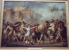 The Intervention of the Sabine Women by Jacques-Louis David in the Louvre, March 2004