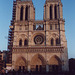 Front Facade of Notre Dame Cathedral in Paris, March 2004