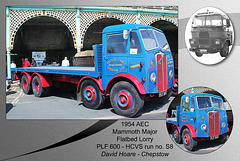 S8 1954 AEC Mammoth Major Lorry PLF 600