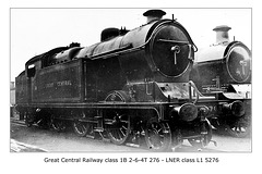 GCR 1B 264T 276 LNER L1 5276