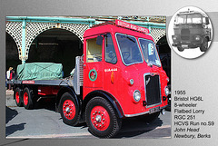 S9 1955 Bristol HG6L Flatbed Lorry Brighton 5 5 2013