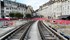 BESANCON: Travaux du tramway: Place de la Révolution 3.