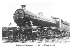 GNR cl O1 2 8 0 471 LNER cl 01 3471 circa 1920