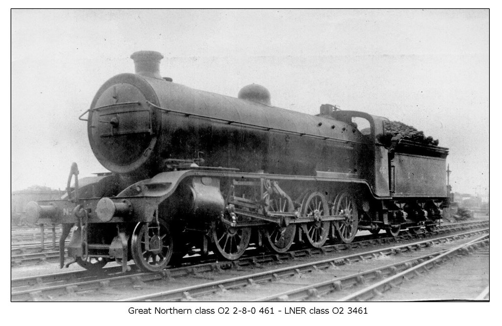 GNR cl O2 2 8 0 461 LNER cl O2 3461 circa 1920