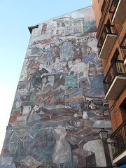 Mural near El Rastro