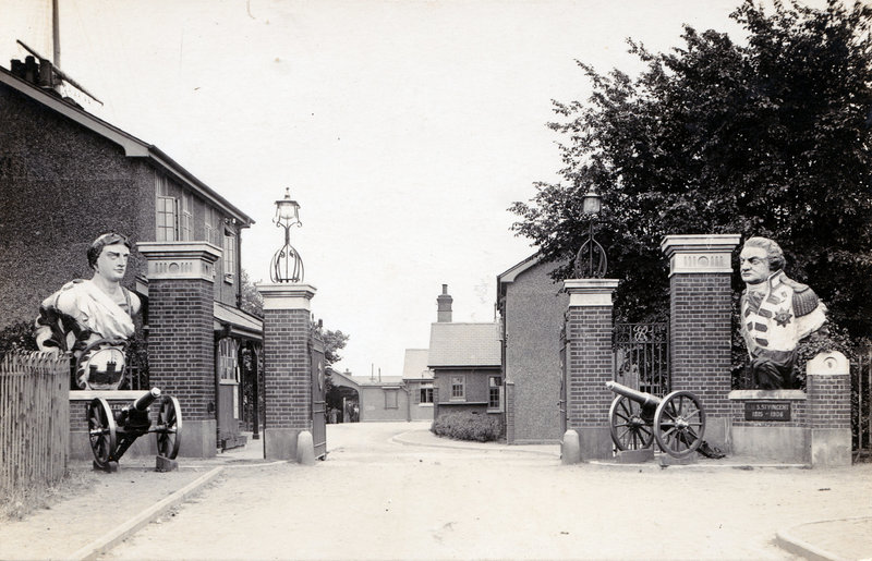 Entrance to Shotley Barracks, Suffolk