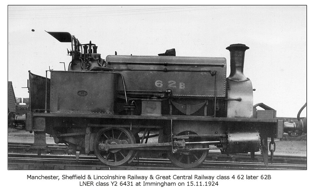 MS&LR GCR cl4 62 62B LNER cl Y2 Immingham 15 11 1924 WHW