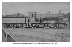 NBR class B 060 193 LNER class J35 9193 LPC