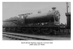 NBR class BorS 060 458 LNER cl J37 c1922