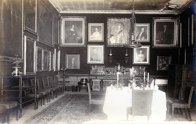 Browsholme Hall, Lancashire c1910 - Dining Room