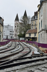 BESANCON: Travaux du tram: Avenue Carnot 2013.04.21.01