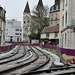 BESANCON: Travaux du tram: Avenue Carnot 2013.04.21.01