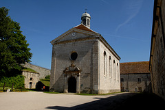BESANCON: La Citadelle, L'Eglise Saint-Etienne.