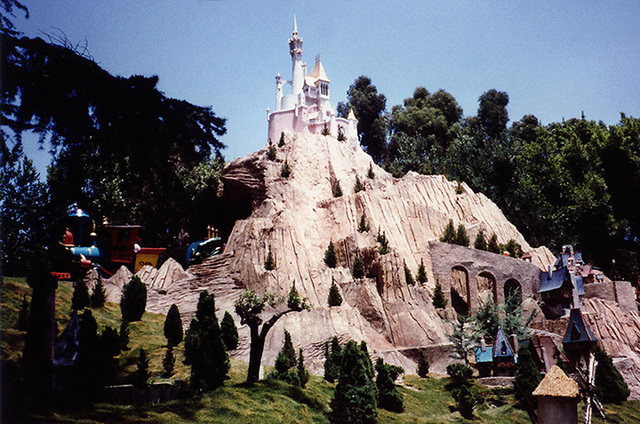 Storybookland Castle in Disneyland, 1993
