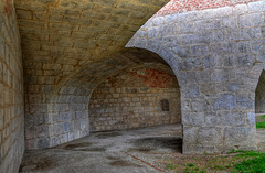 BESANCON: La citadelle: des fortifications.