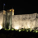 BESANCON:La Citadelle, la tour de roi de nuit.