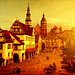 Foirplaco de Pirna pentrita  de Canaletto (Marktplatz von Pirna gemalt von Canaletto).
