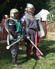 Avran and Other Fighters at the Fort Tryon Park Medieval Festival, Sept. 2007
