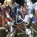 Fighters Chatting at the Fort Tryon Park Medieval Festival, Sept. 2007