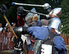 Close-up of Fighters at the Fort Tryon Park Medieval Festival, Sept. 2007