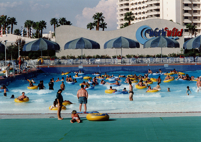 ipernity: Wave Pool at the Wet 'N Wild Water Park in Las Vegas, 1992 - by  LaurieAnnie