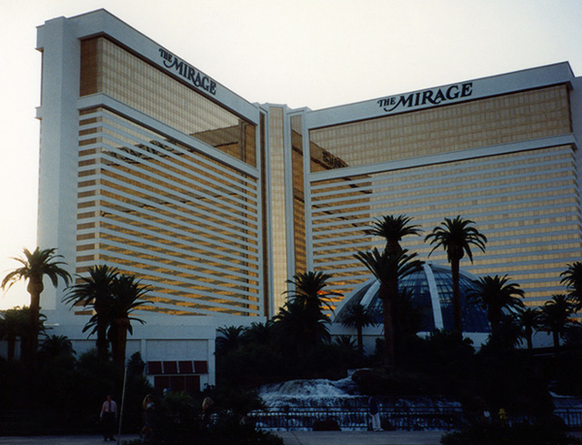 The Mirage Hotel in Las Vegas, 1992