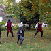 Two-On One Fencing Bout at Agincourt, November 2007