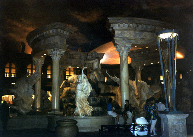 Fountain of the gods Caesar palace