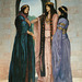 Painting of Ladies at Excalibur in Las Vegas, 1992