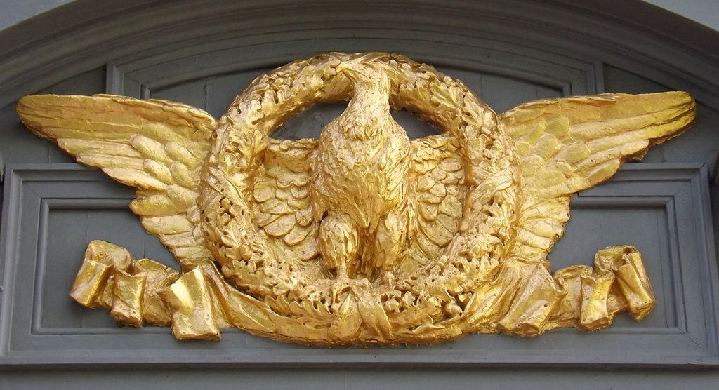 Detail of an Eagle on Sagamore Hill, May 2012