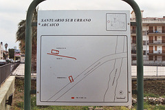 Plan of the Remains of the Archaic Period Suburban Sanctuary in Giardini-Naxos, March 2005
