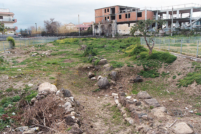Remains of the Archaic Period Suburban Sanctuary in Giardini-Naxos, March 2005