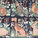 Detail of a Tapestry with an Animal Frieze at the Coney Hop Event, February 2008